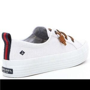 Sperry White and Brown Women's Sneakers